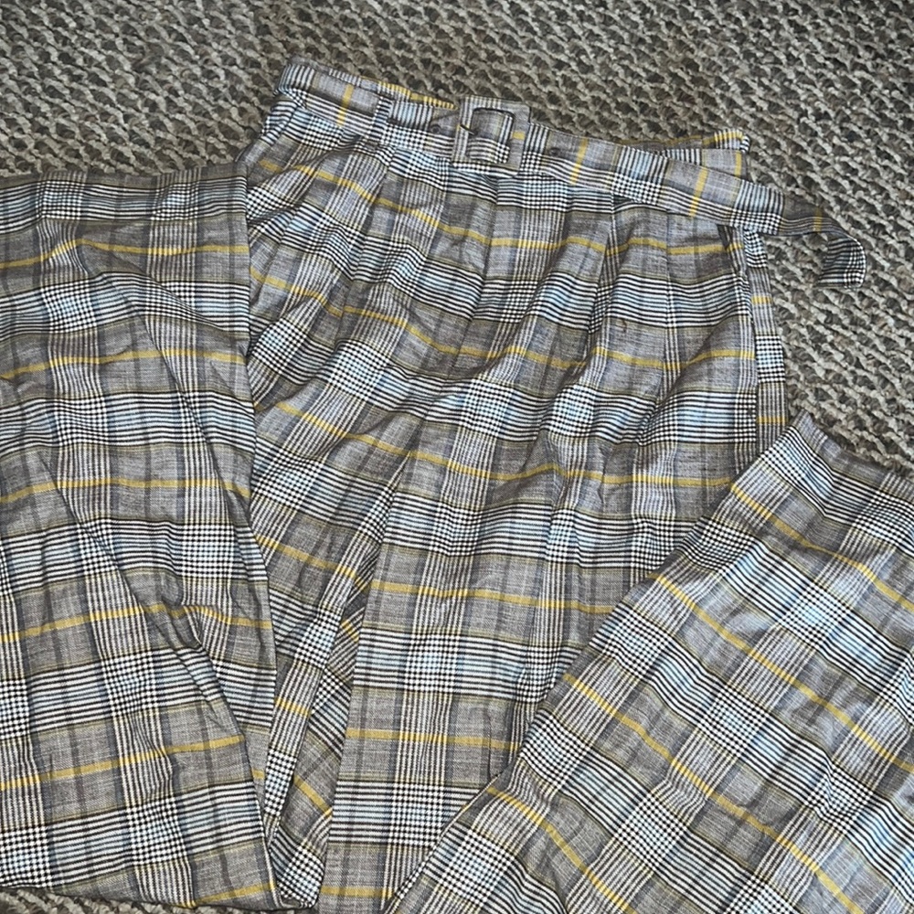 A New Day plaid trousers